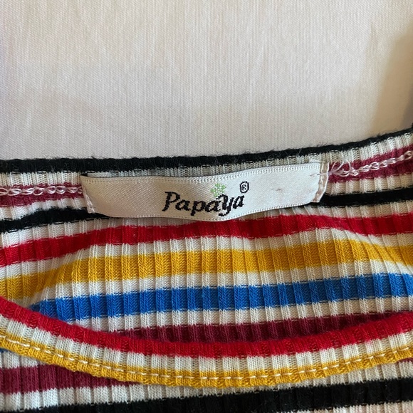 Colorful striped bodycon sundress - Picture 2 of 3